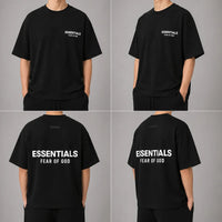 Essentials Fear of God Classic Jersey Tee Jet Black