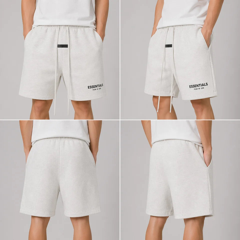 Essentials Fear of God Short Oatmeal Grey