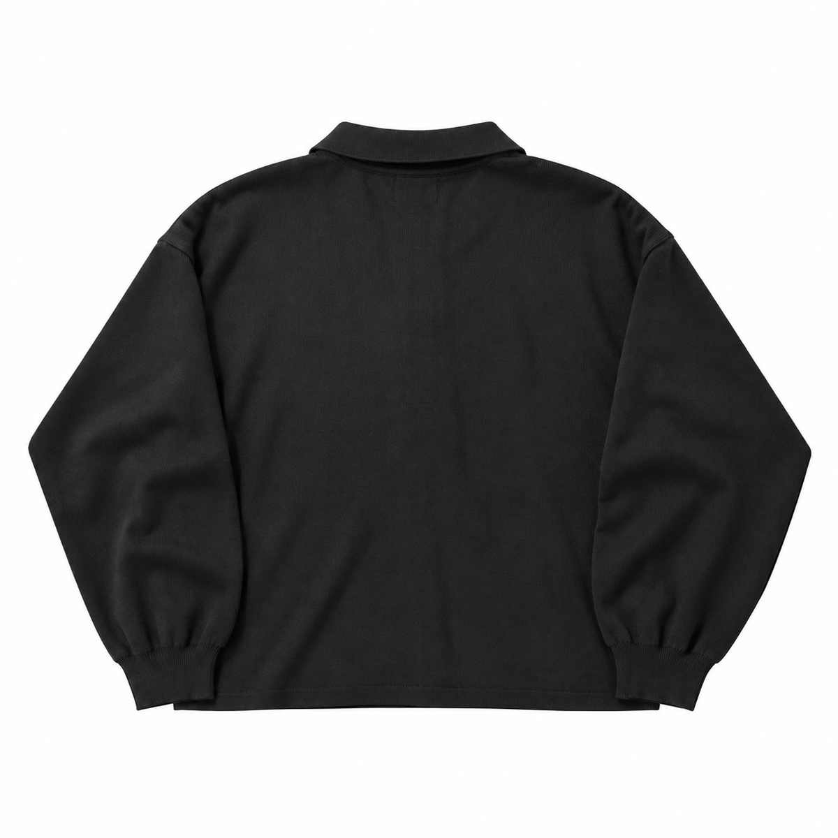 Polo Knitwear Black | Polo in Maglia Viscosa Nero