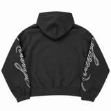 Sketch Zip Hoodie Black