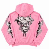 Hoodie Boxy Fit Red 