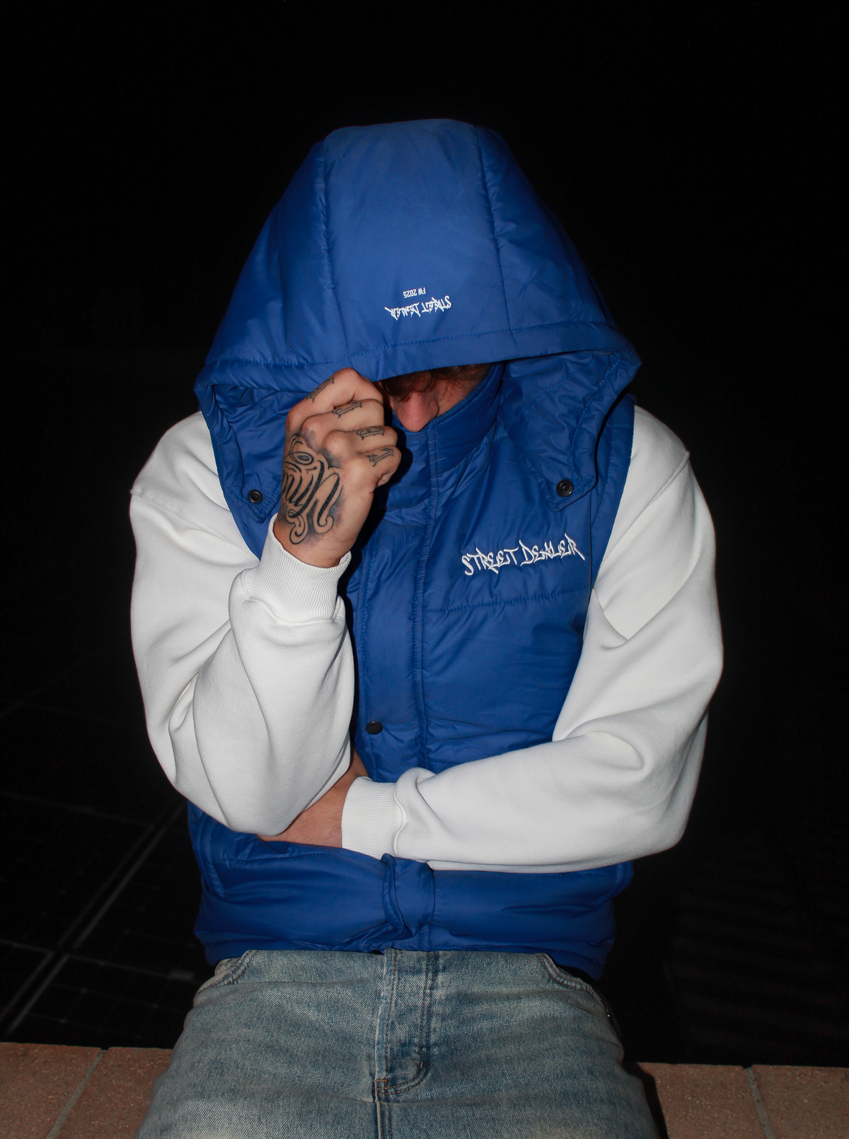 Street Dealer Puffer Jacket Blue