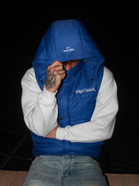 Street Dealer Puffer Jacket Blue