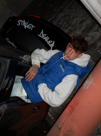 Street Dealer Puffer Jacket Blue