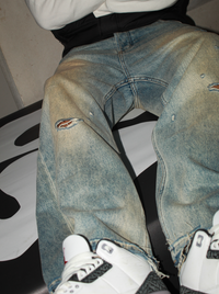 Street Dealer Straight Baggy Jeans