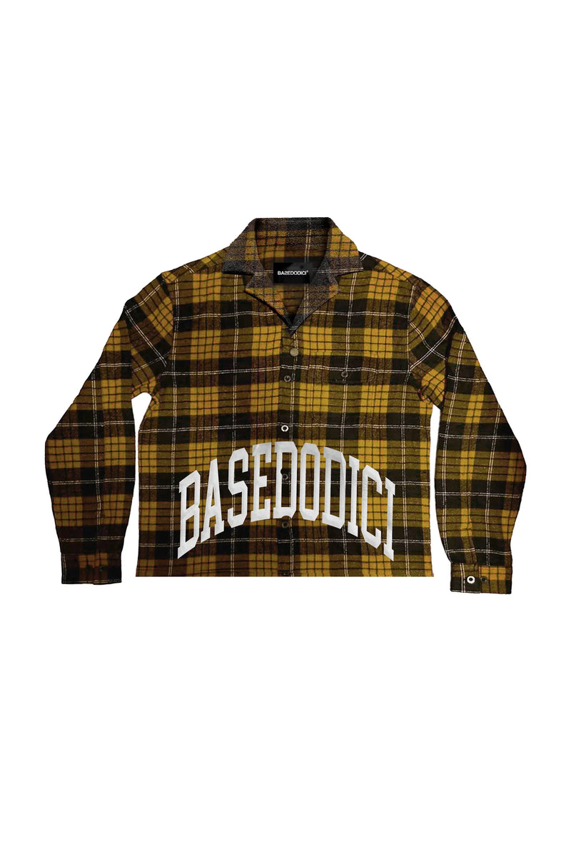 Basedodici Flanella Shirt Yellow