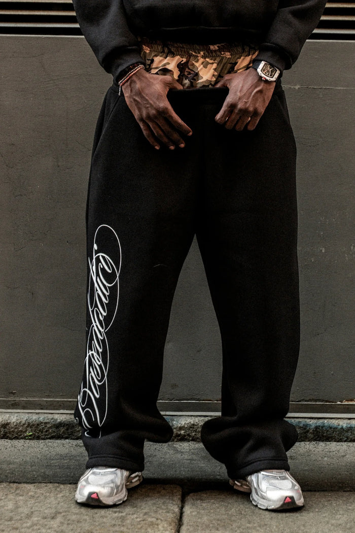 Fleece Pants Double Layer | Black/Camo