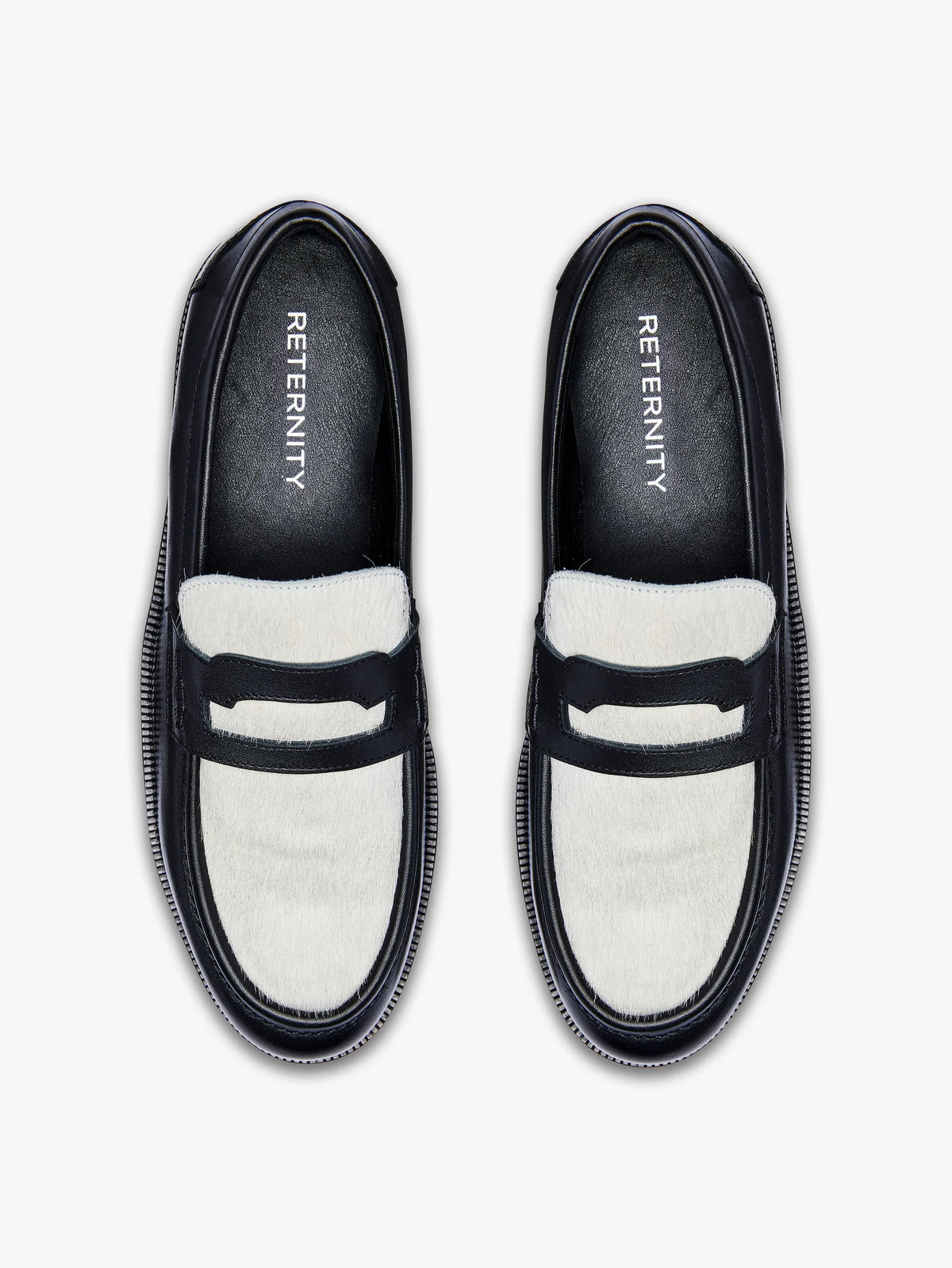 Reternity Le Metropolitan Loafers Black White