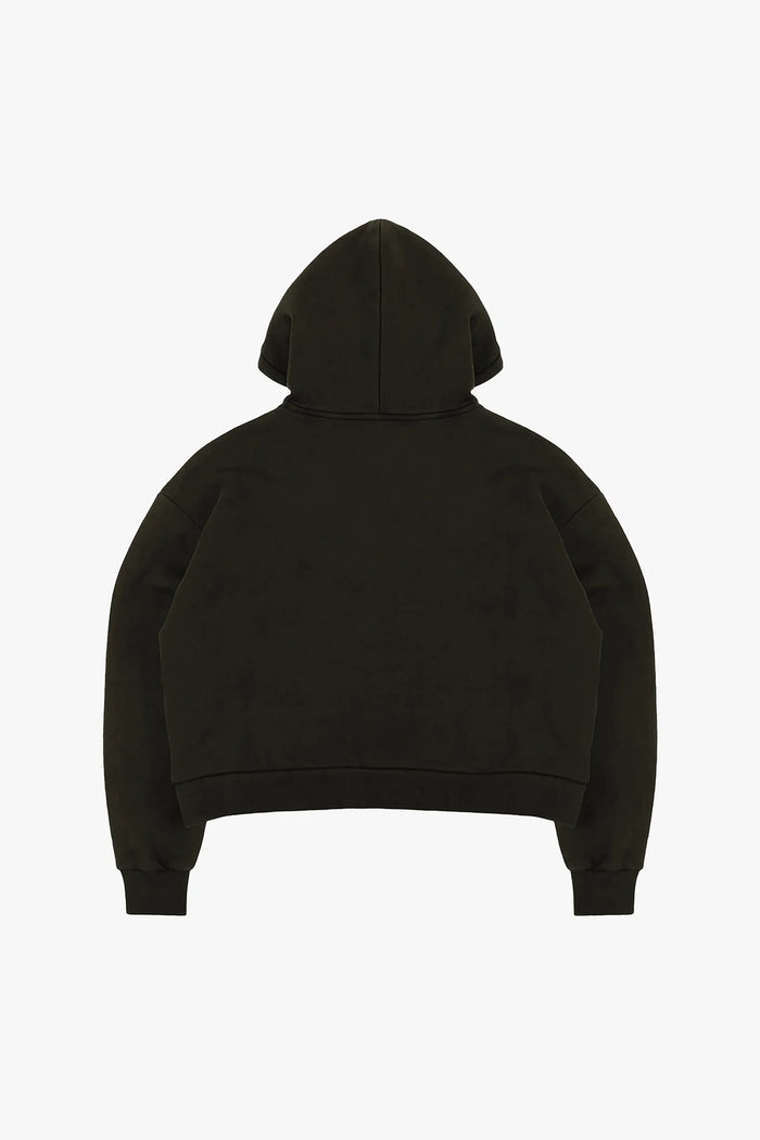 Basedodici Hoodie Zip Can't Rush Black