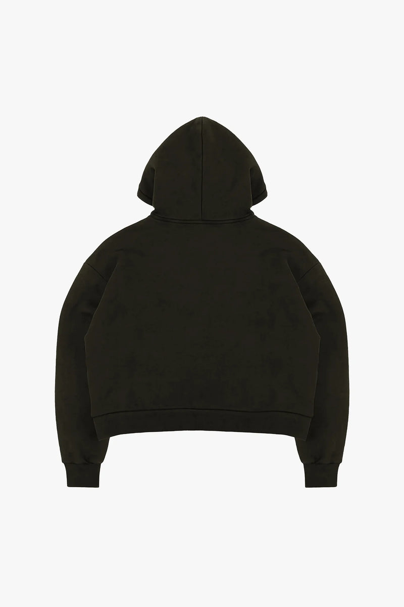 Basedodici Hoodie Zip Can't Rush Black