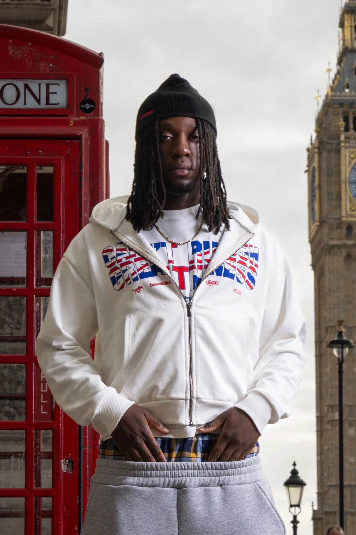 Basedodici Hoodie Zip UK