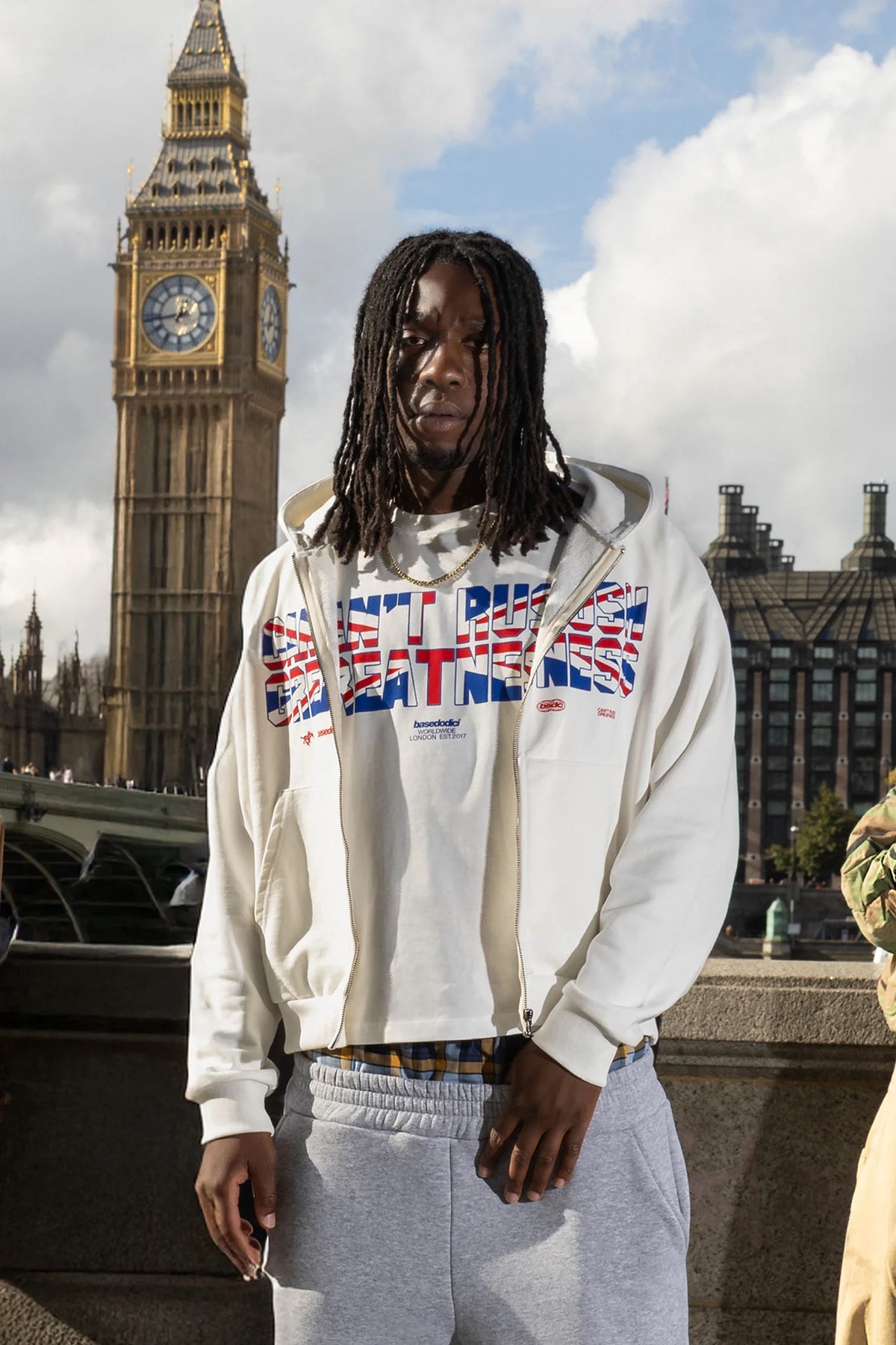 Basedodici Hoodie Zip UK