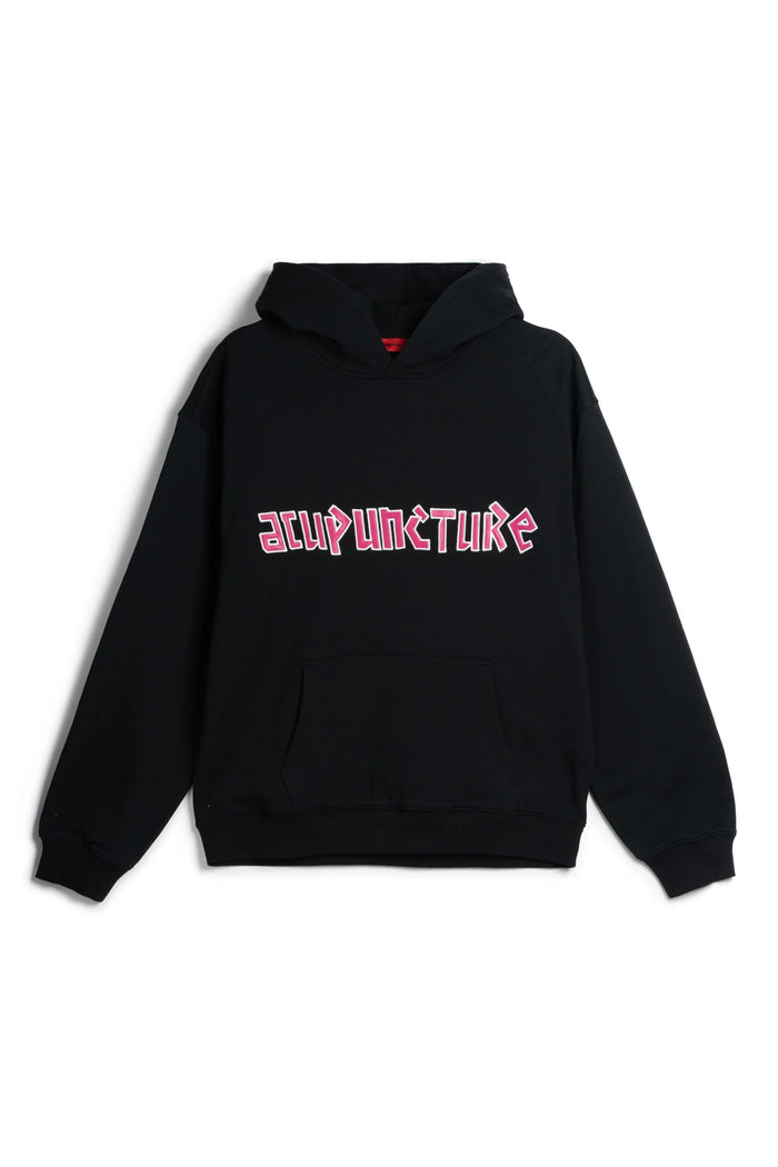 Acupuncture Flying Emblem Hoodie Black