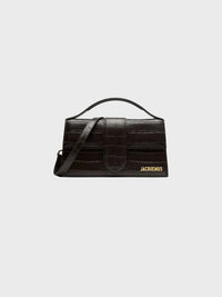 Jacquemus Le Gran Bambino Croco Black