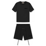 Essentials Fear of God Bundle T-Shirt + Short Stretch Limo - Black