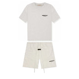 Essentials Fear of God Bundle T-Shirt + Short Oatmeal