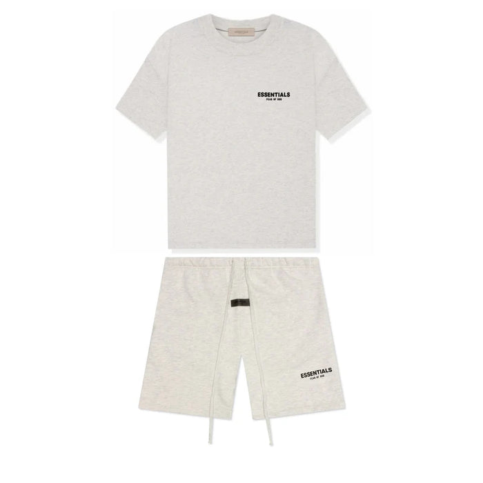 Essentials Fear of God Bundle T-Shirt + Short Oatmeal