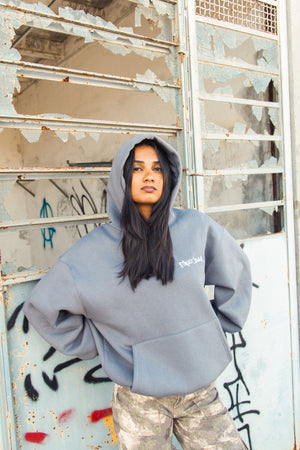 Street Dealer Hoodie Boxy Grey