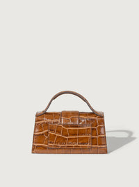 Jacquemus Le Bambino Croco Light Brown