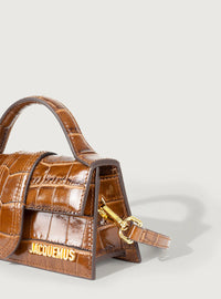 Jacquemus Le Bambino Croco Light Brown