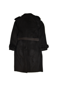 Marsem Black Trench Coat