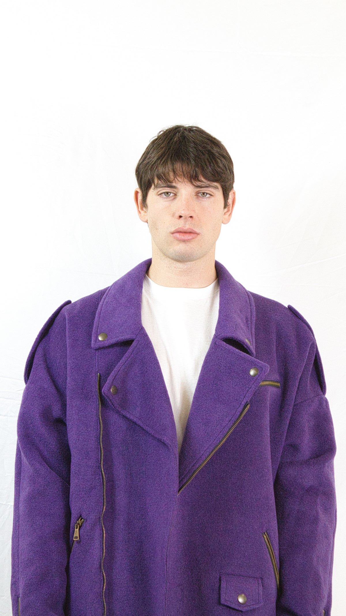 Marsem Giacca Chiodo Over Viola