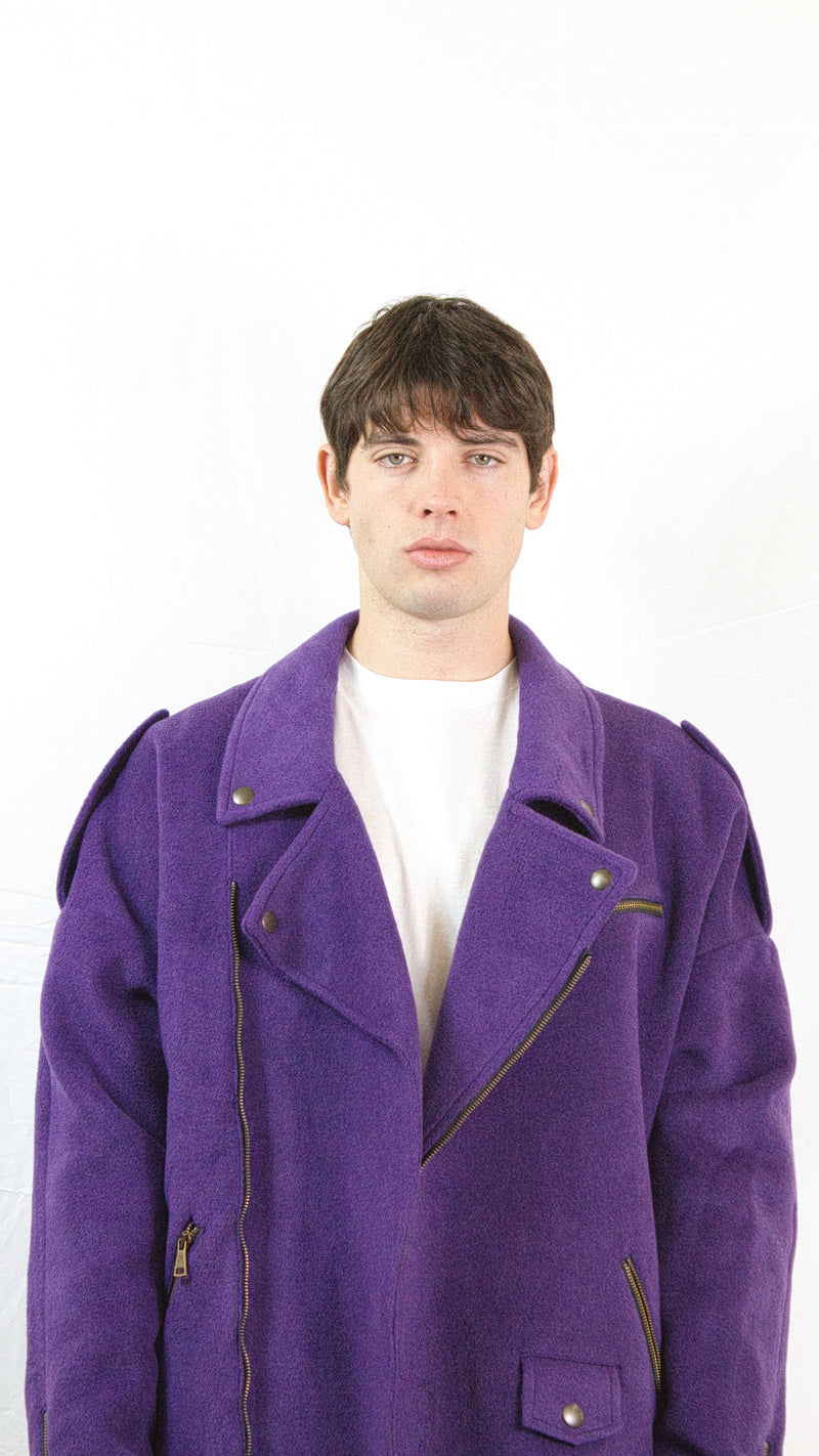 Marsem Giacca Chiodo Over Viola