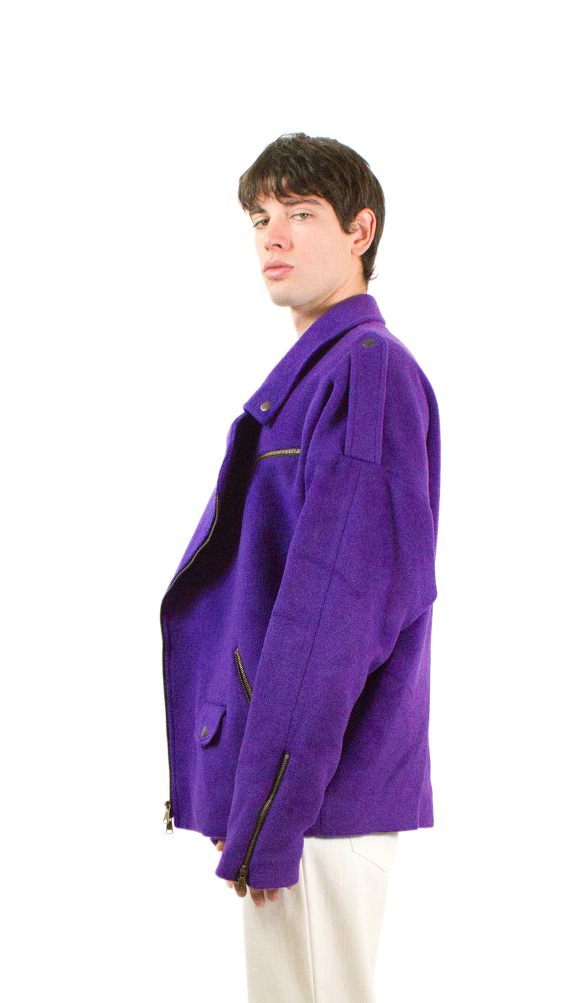 Marsem Giacca Chiodo Over Viola