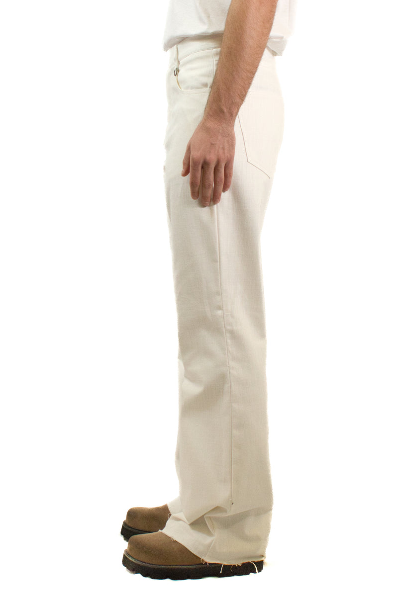 Marsem Pantalone Twill Denim Burro