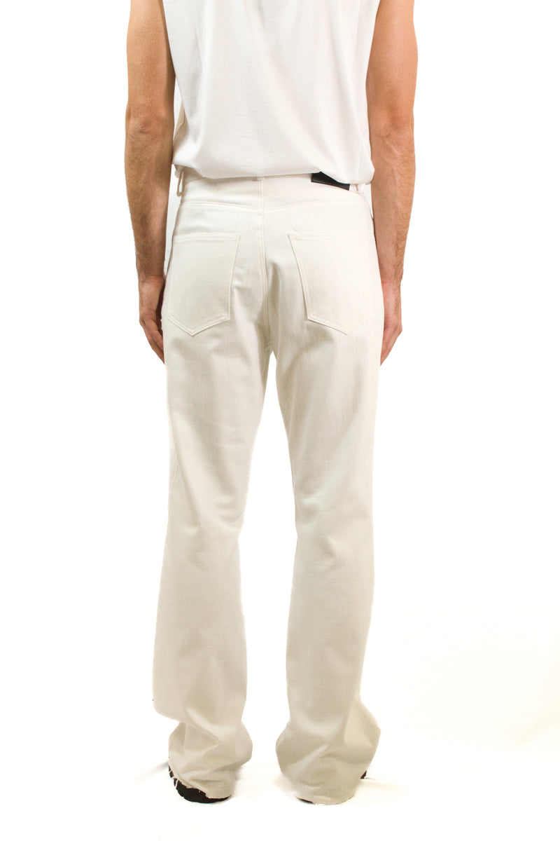 Marsem Pantalone Twill Denim Burro