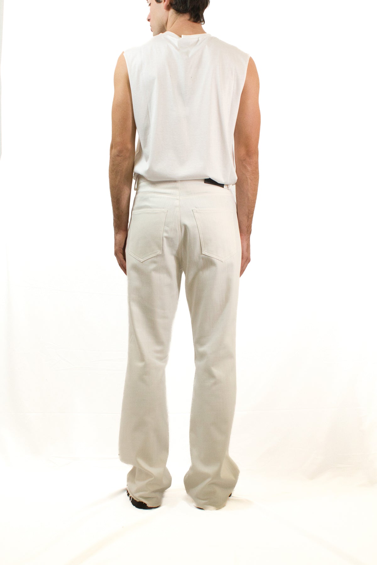 Marsem Pantalone Twill Denim Burro