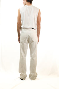 Marsem Pantalone Twill Denim Burro