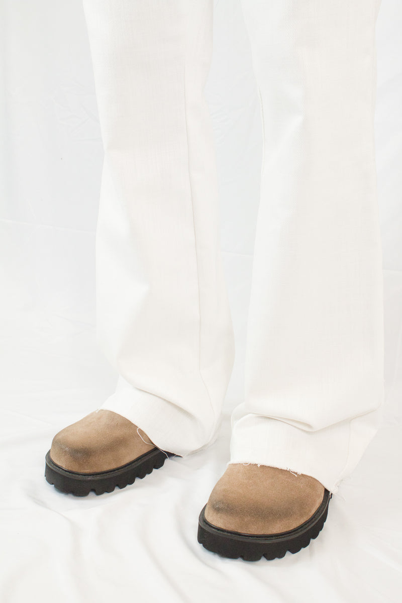 Marsem Pantalone Twill Denim Burro