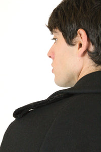 Marsem Black Trench Coat