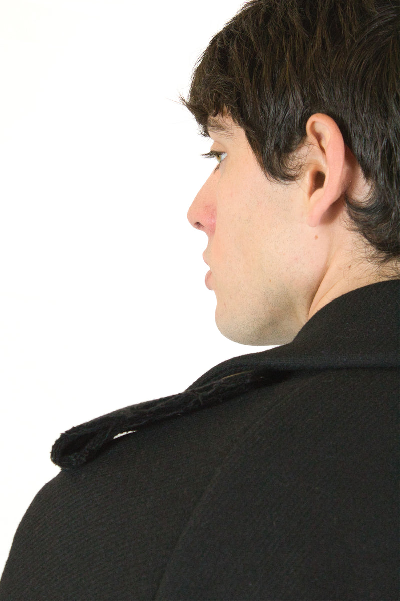 Marsem Black Trench Coat