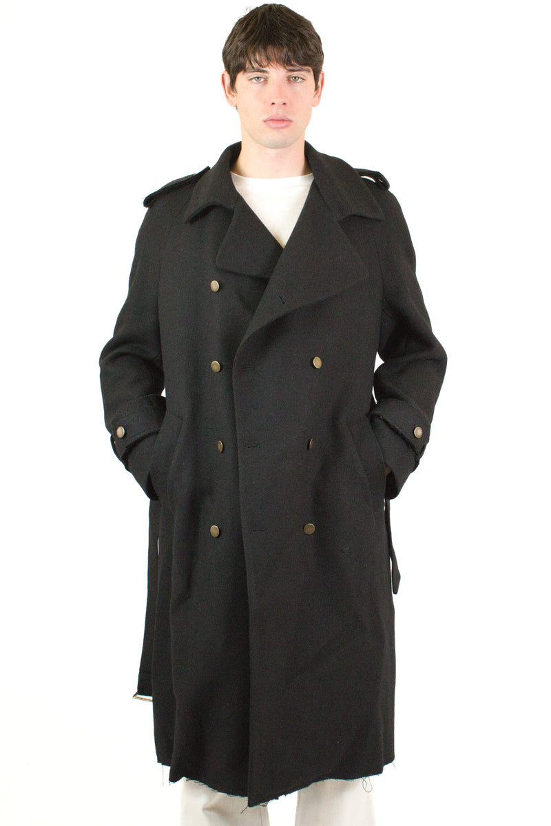 Marsem Black Trench Coat