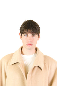 Marsem Cappotto in Panno Beige