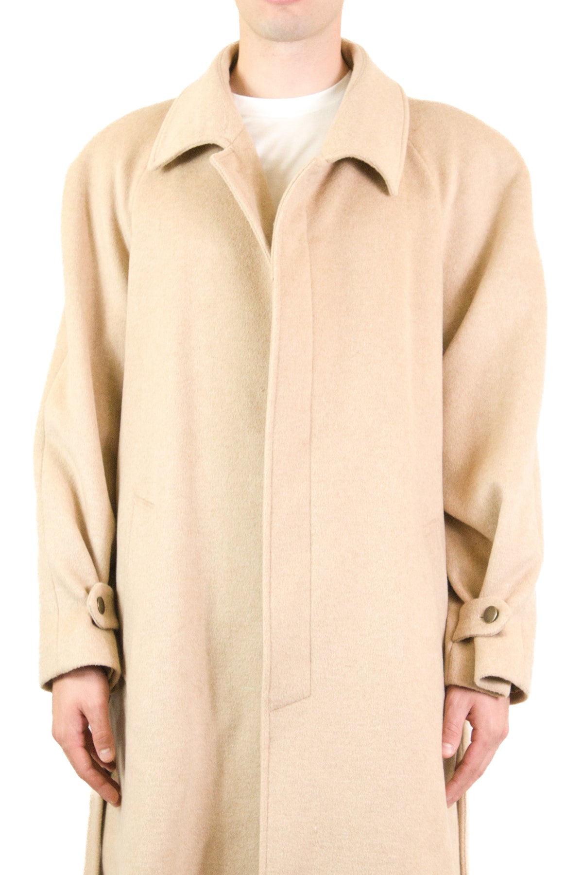 Marsem Cappotto in Panno Beige