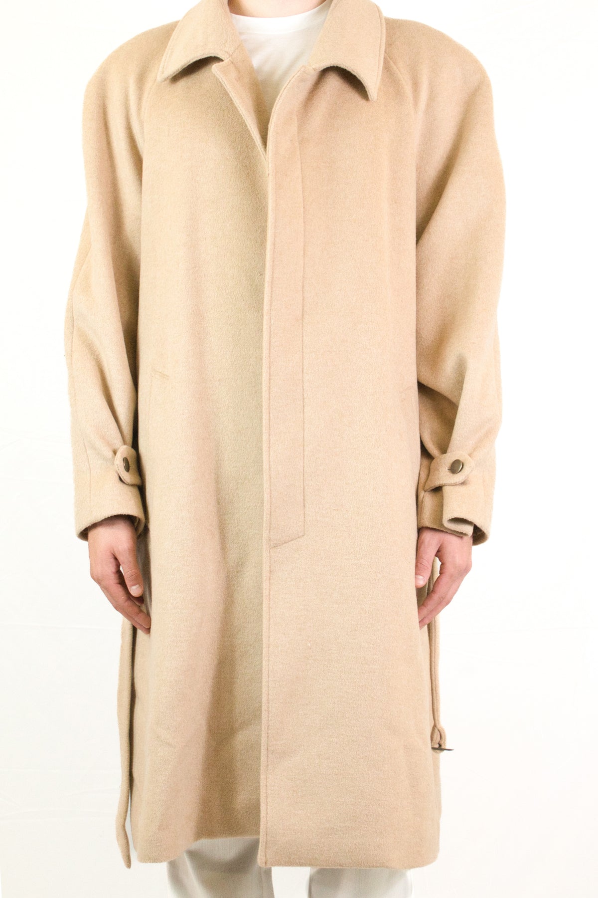 Marsem Cappotto in Panno Beige
