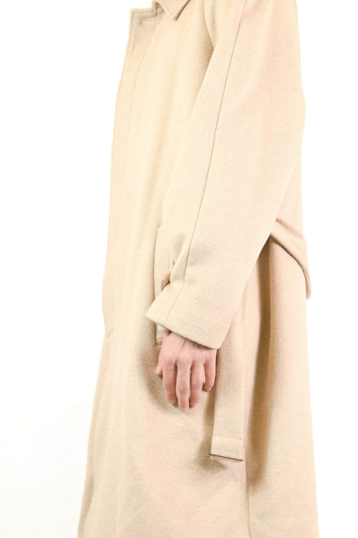 Marsem Cappotto in Panno Beige