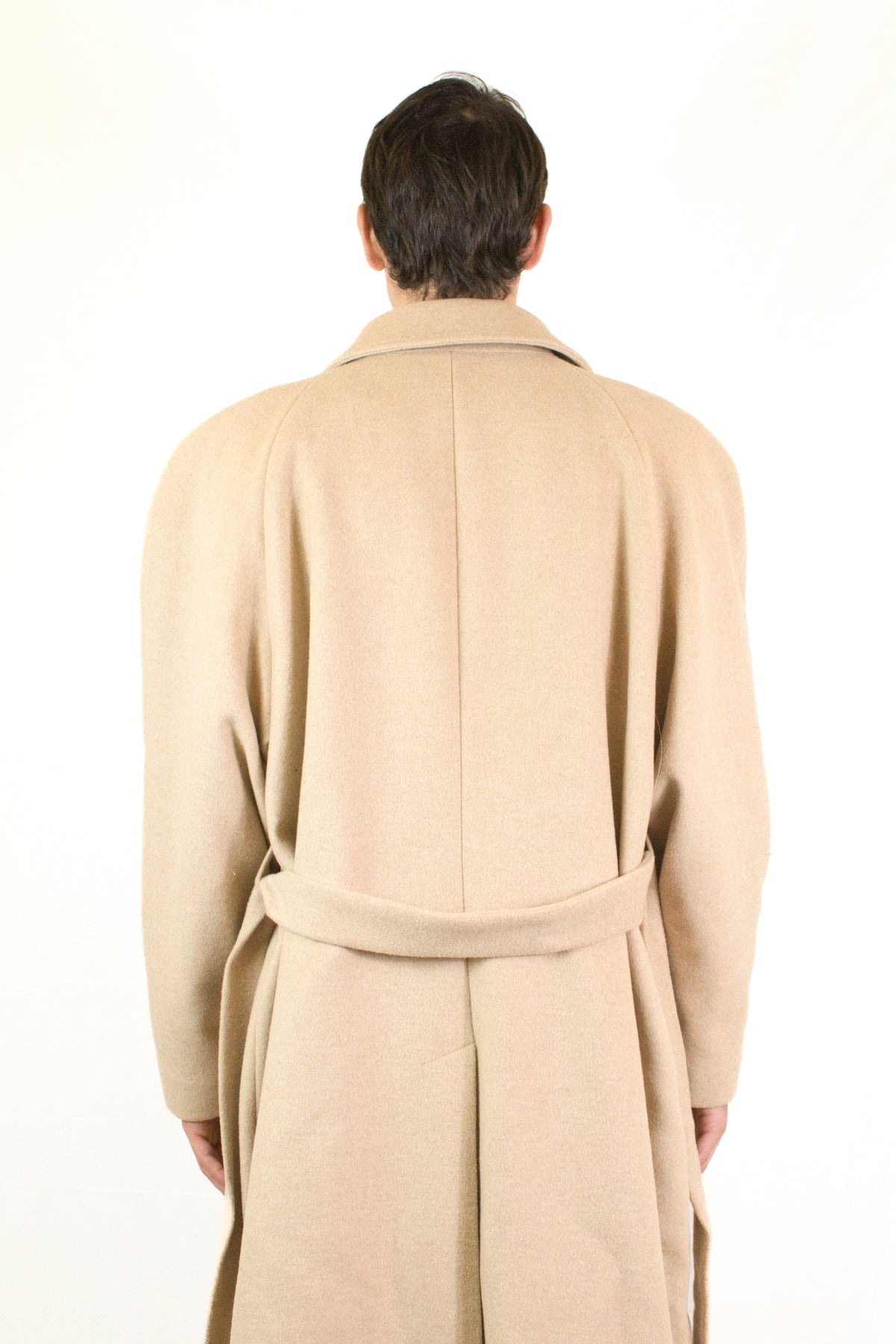 Marsem Cappotto in Panno Beige