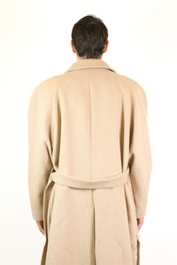 Marsem Cappotto in Panno Beige
