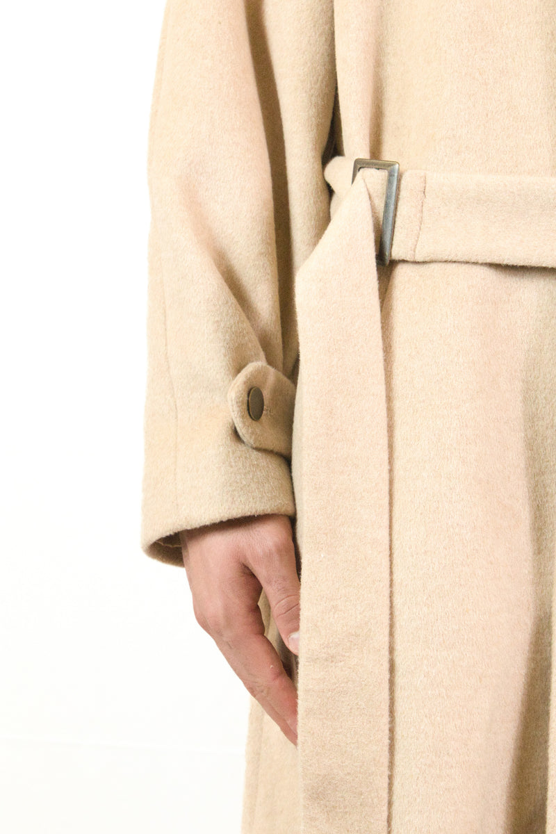Marsem Cappotto in Panno Beige