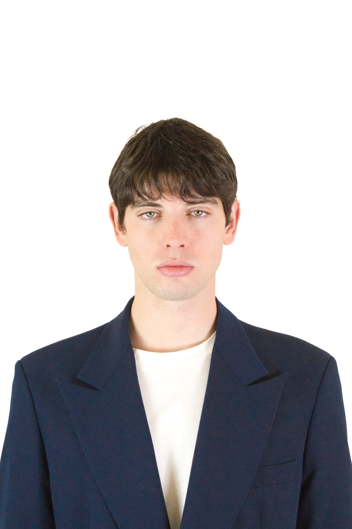 Marsem Giacca Doppiopetto in misto Viscosa Navy