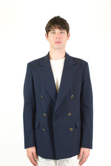 Marsem Double-breasted Linen Jacket 