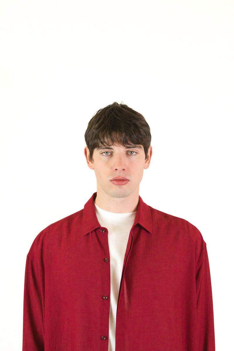 Marsem Camicia Vinaccia in viscosa