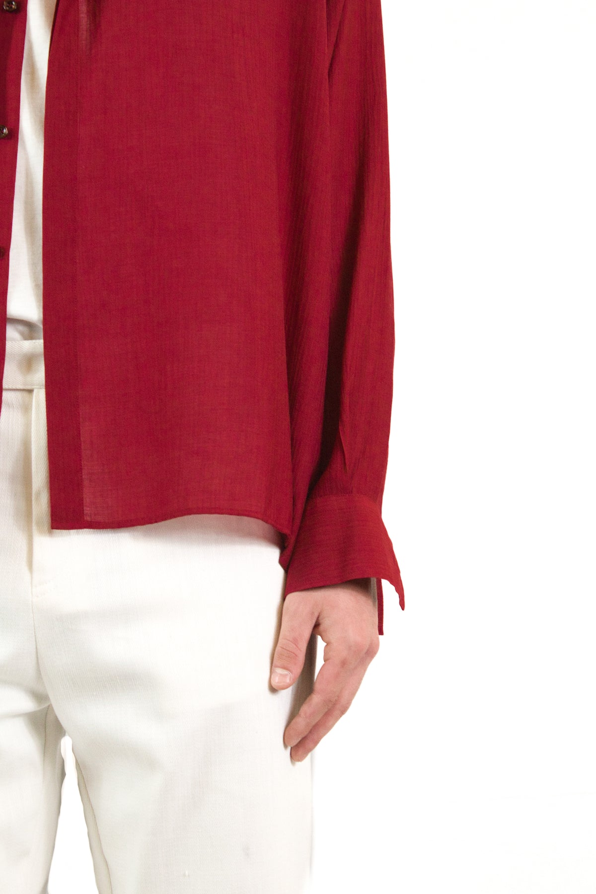 Marsem Camicia Vinaccia in viscosa