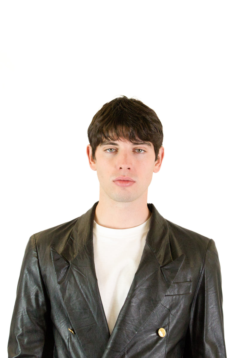 Marsem Tailoring Leather Blazer