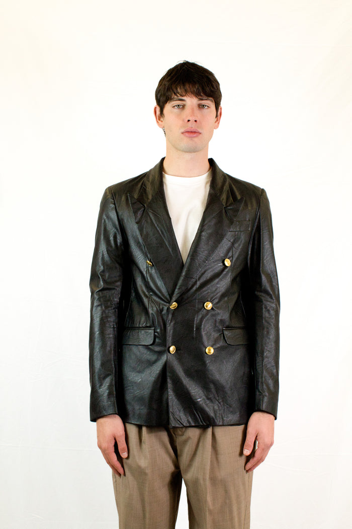 Marsem Tailoring Leather Blazer