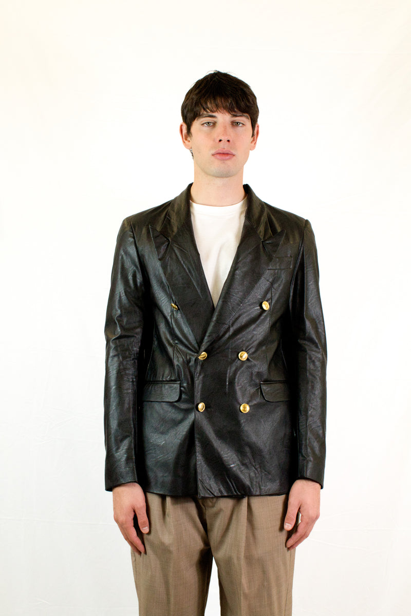 Marsem Tailoring Leather Blazer
